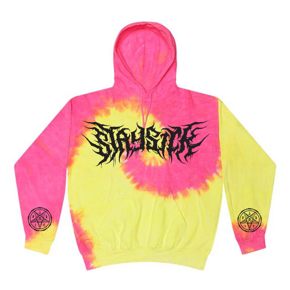 Death Cvlt Fluorescent Swirl Pullover