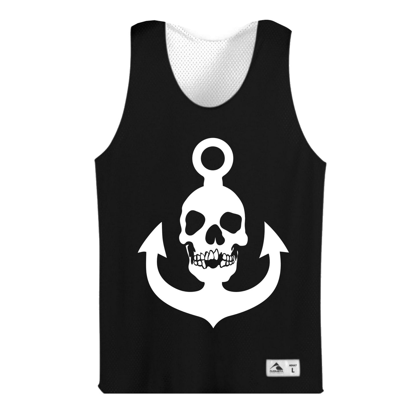 Skull Anchor Black Jersey