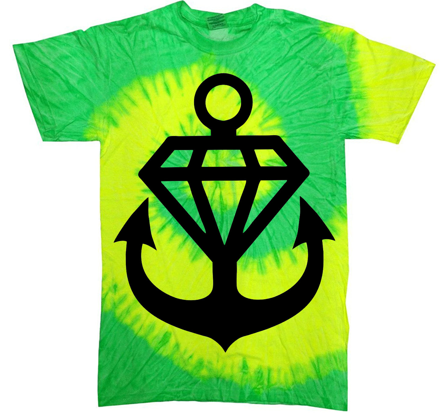 Anchor Diamond Tie Dye T-Shirt