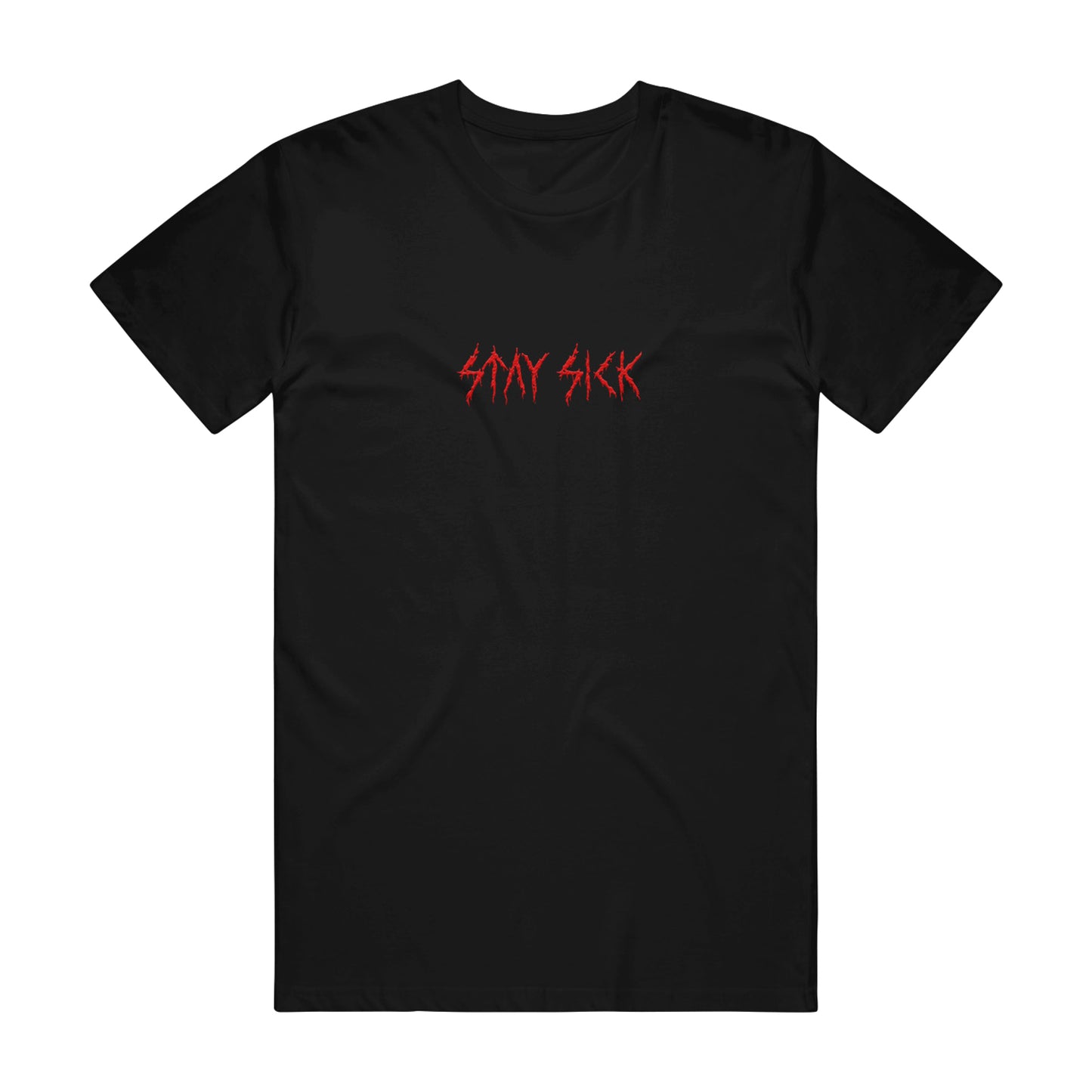 Metal Embroidered Black T-Shirt