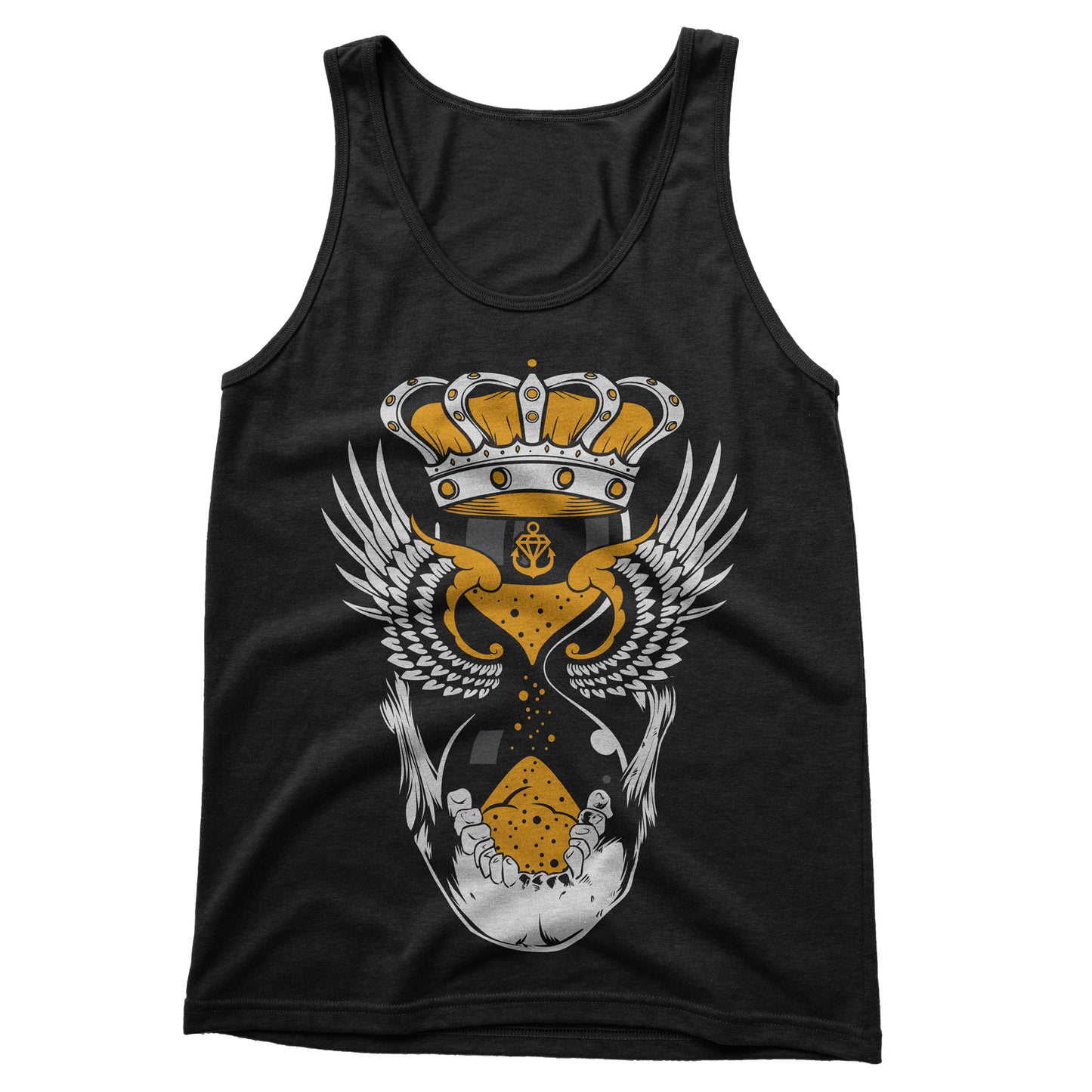 Hourglass Black Tank Top