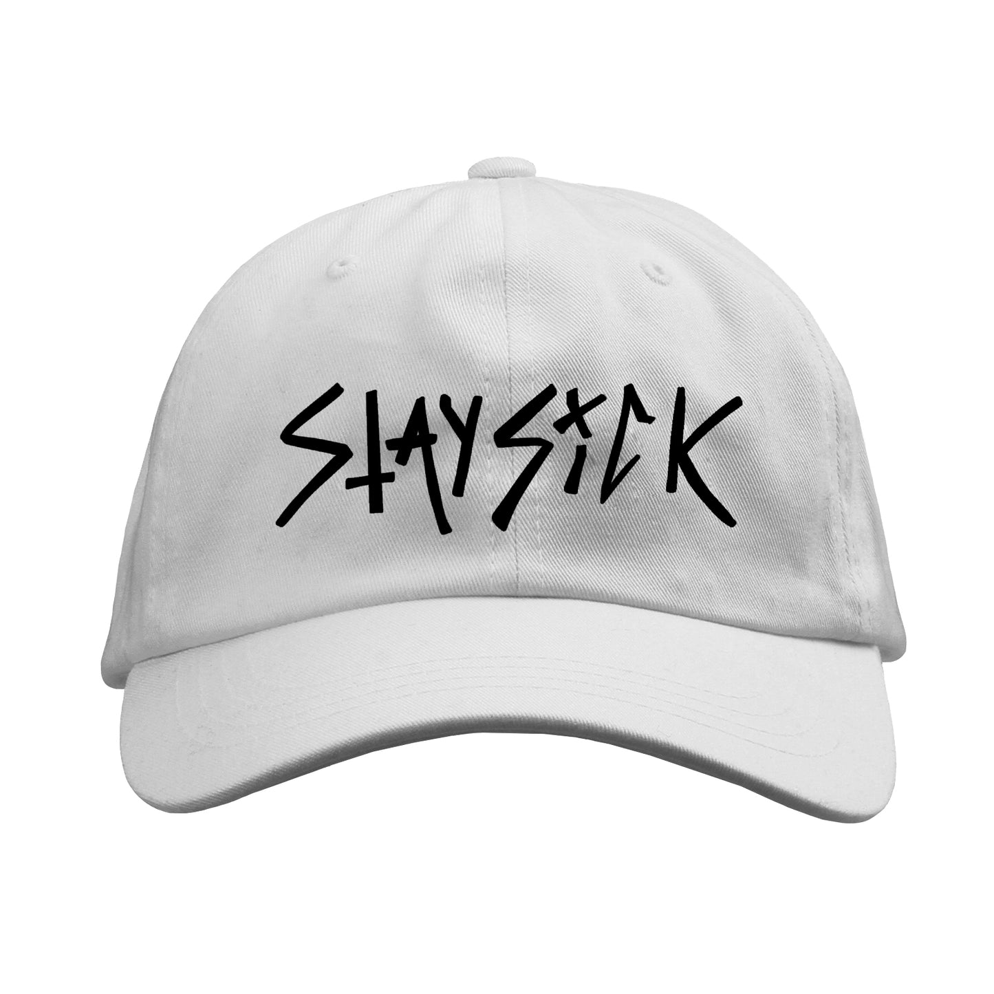 Scratch Logo White Dad Hat