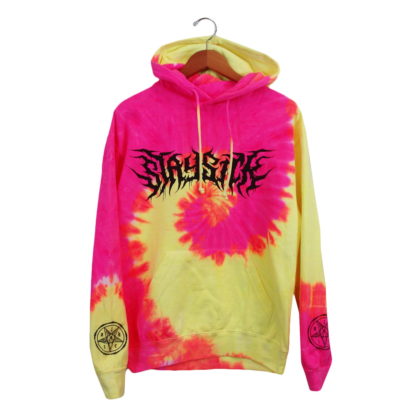 Death Cvlt Fluorescent Swirl Pullover