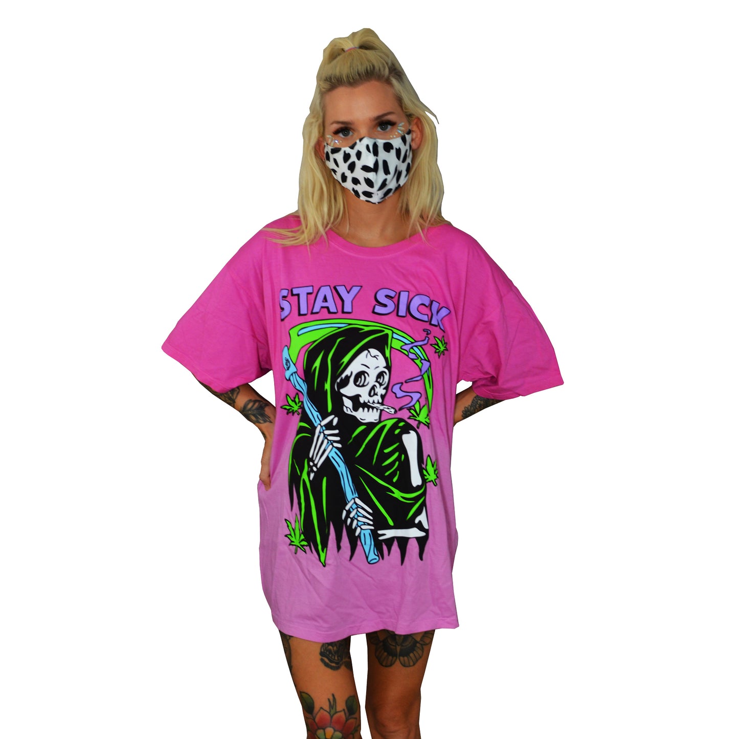 Grim Reefer Pink Ombre T-Shirt