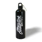 New Script Logo Black Water Bottle