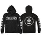Roses & Barbed Logo Black Pullover