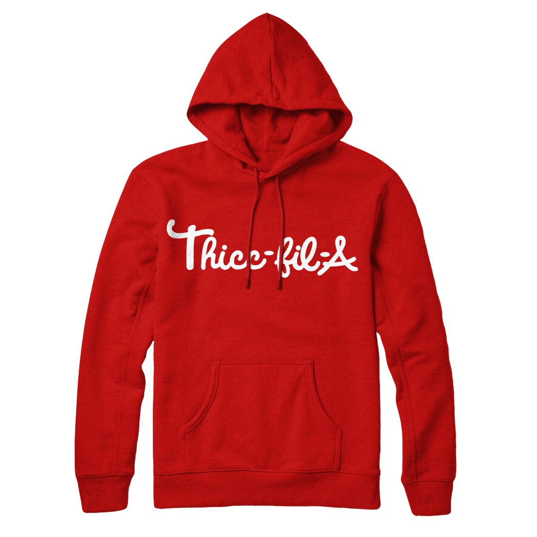 Thicc-Fil-A Red Pullover