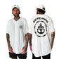 Emblem Black/White Pinstripe Jersey