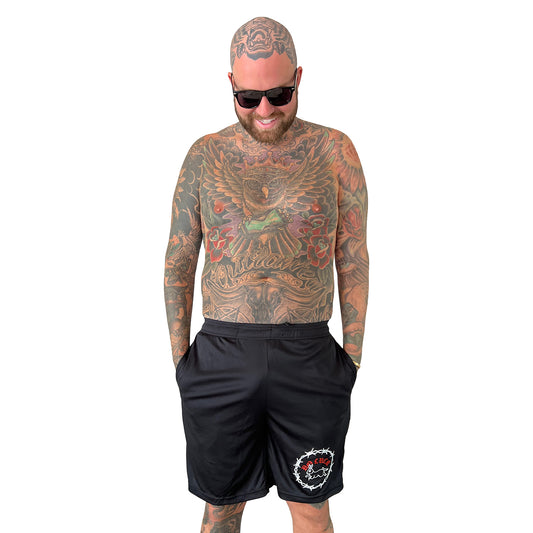 No Luck Black Shorts