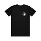 Stay Sick Clothing black t-shirt featuring a small white circular graphic with a person’s silhouette and the text DO DEEPEST LYING DONT MIND on the left chest, offering a powerful reminder that all Lives Matter.